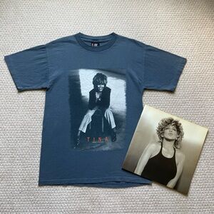 TINA TURNER TWENTY FOUR SEVEN Official Concert Tour T Shirt & Program 2000 RARE